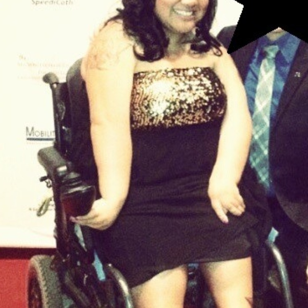 Black tube dress with Gold Sequins